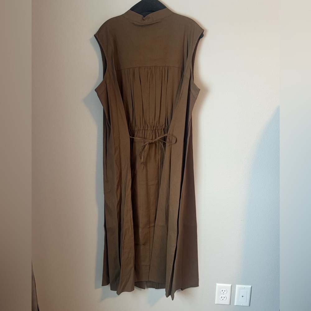 Vince Brown Midi Dress - Picture 5 of 6